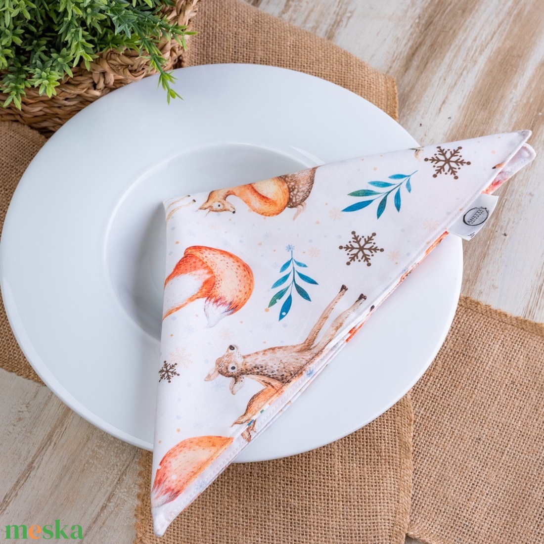 4 db Erdei barátság prémium textil szalvéta 2 rétegű - otthon & életmód - konyhafelszerelés, tálalás - konyhai textil - szalvéta - Meska.hu 4 db Erdei barátság prémium textil szalvéta 2 rétegű - otthon & életmód - konyhafelszerelés, tálalás - konyhai textil - szalvéta - Meska.hu