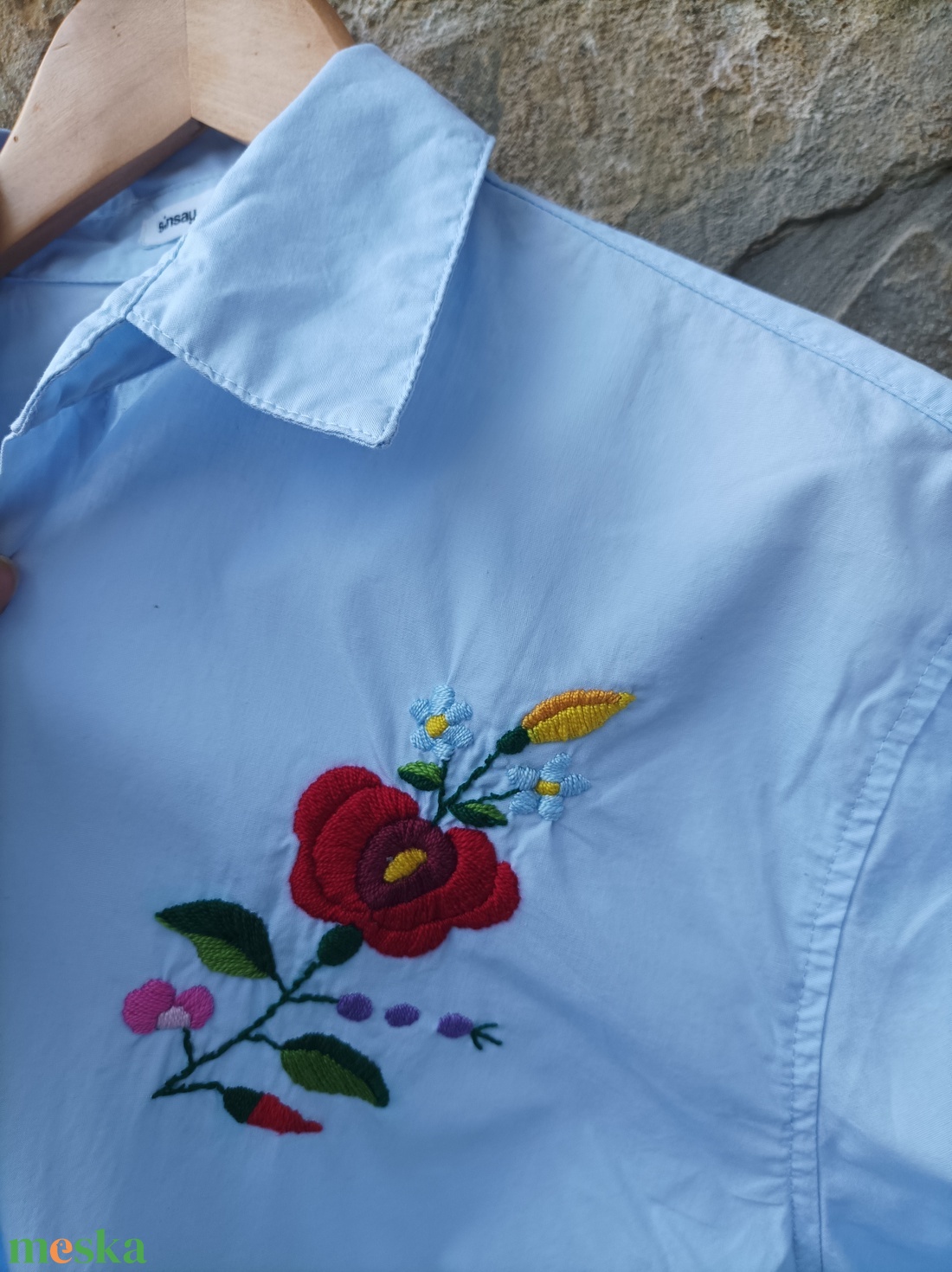 Kzzel hîmzett ing - ruha & divat - női ruha - blúz - Meska.hu