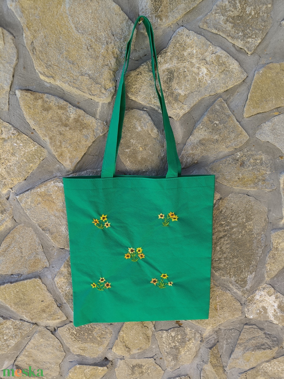 Kzzel hîmzett bevsárlótáska - táska & tok - bevásárlás & shopper táska - zöldség/gyümölcs zsák - Meska.hu