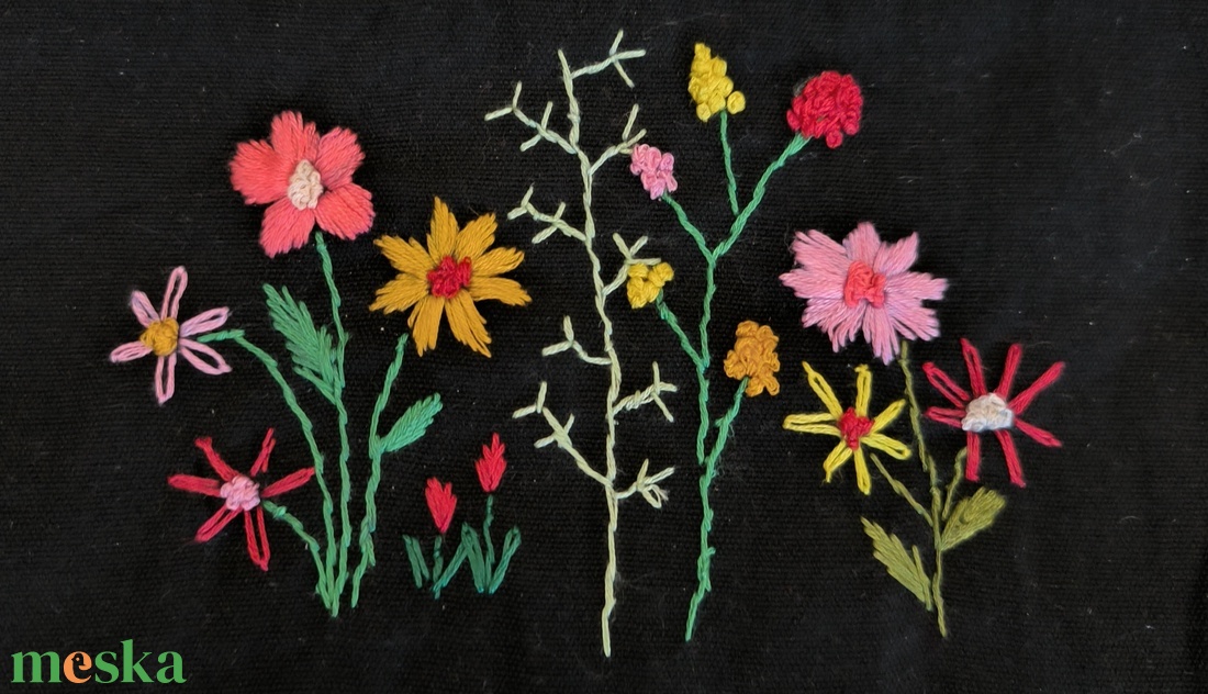 K�zzel hîmzett kozmetikai t�ska - táska & tok - neszesszer - Meska.hu