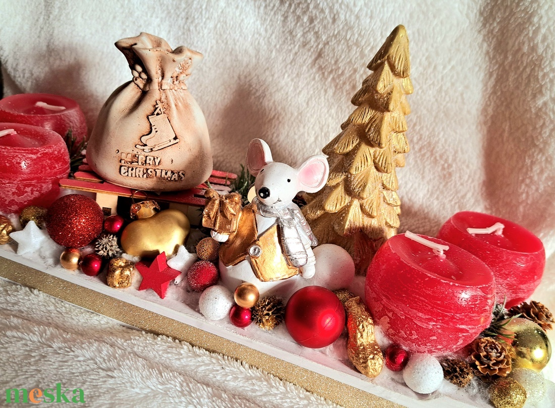 Karácsonyi asztaldísz - karácsony - adventi díszek - adventi asztaldísz - Meska.hu Karácsonyi asztaldísz - karácsony - adventi díszek - adventi asztaldísz - Meska.hu