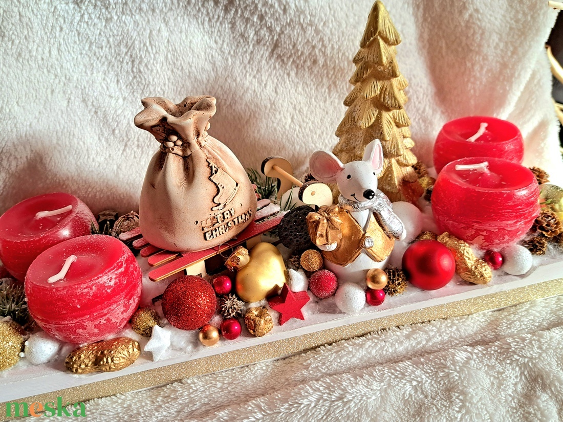 Karácsonyi asztaldísz - karácsony - adventi díszek - adventi asztaldísz - Meska.hu Karácsonyi asztaldísz - karácsony - adventi díszek - adventi asztaldísz - Meska.hu