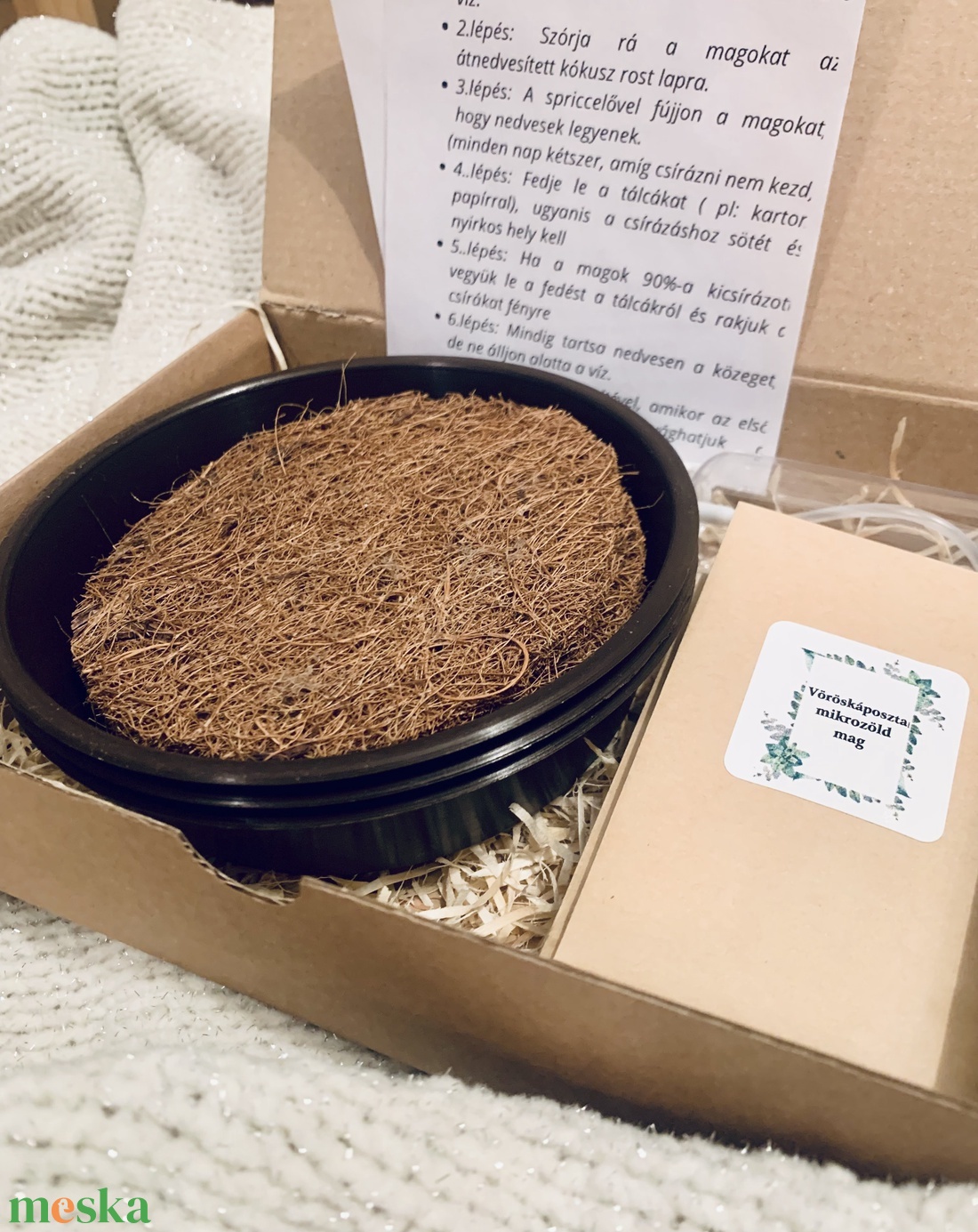 Mikrozöld box 2. - diy (csináld magad) - egységcsomag - Meska.hu Mikrozöld box 2. - diy (csináld magad) - egységcsomag - Meska.hu