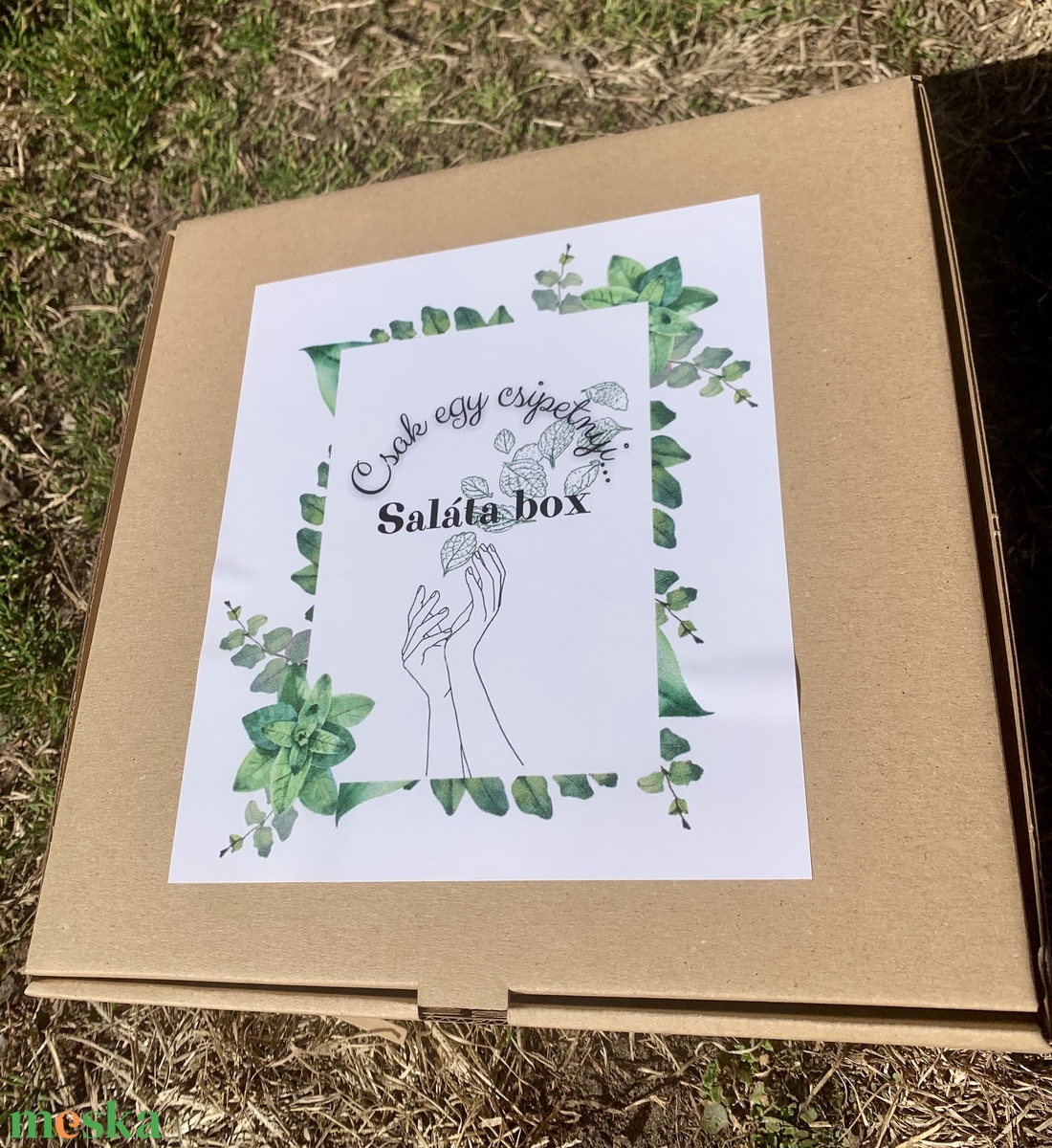 Saláta box  - diy (csináld magad) - egységcsomag - Meska.hu
