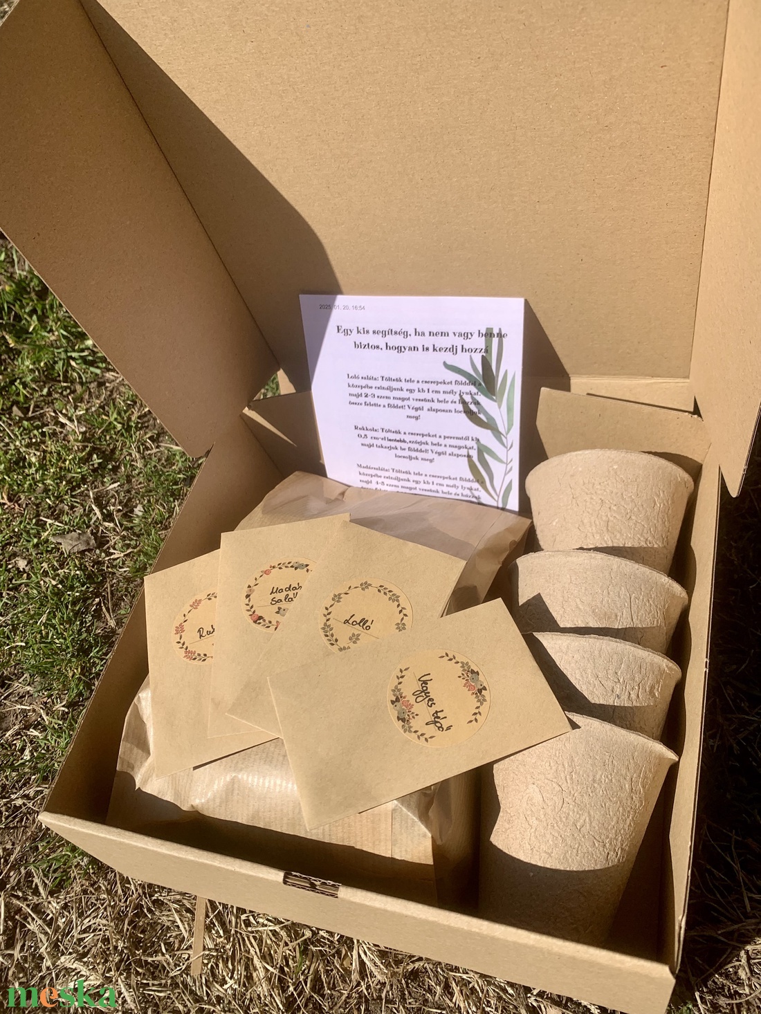 Saláta box  - diy (csináld magad) - egységcsomag - Meska.hu