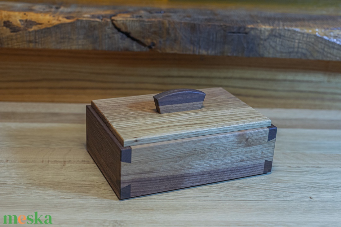 Fekete dió ékszerdoboz - ékszer - ékszertartó - ékszerdoboz - Meska.hu