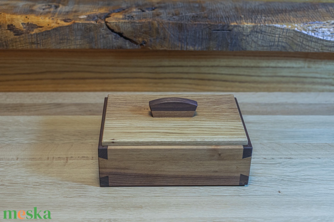 Fekete dió ékszerdoboz - ékszer - ékszertartó - ékszerdoboz - Meska.hu