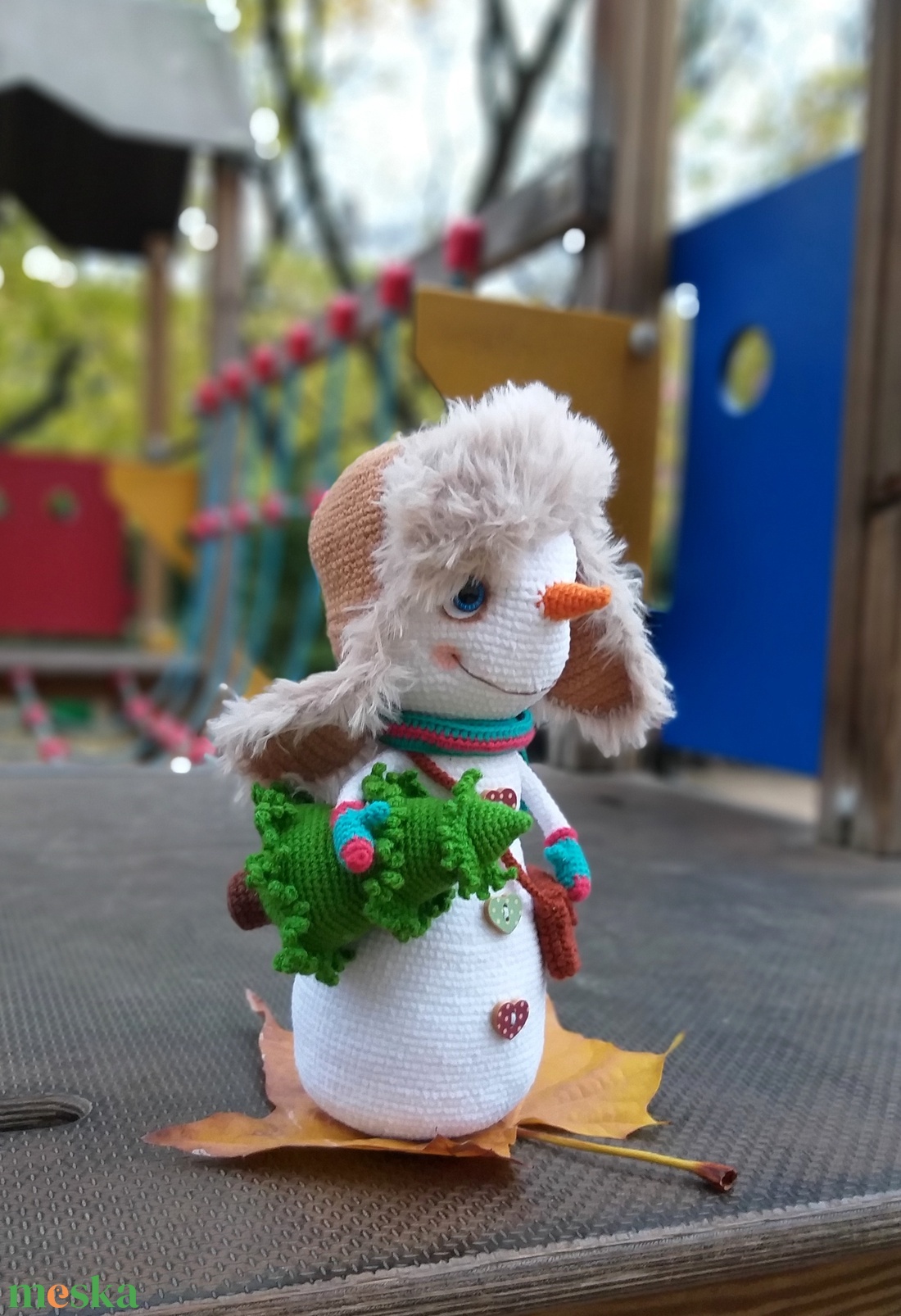 Postás hóember - játék & sport - plüssállat & játékfigura - más figura - Meska.hu