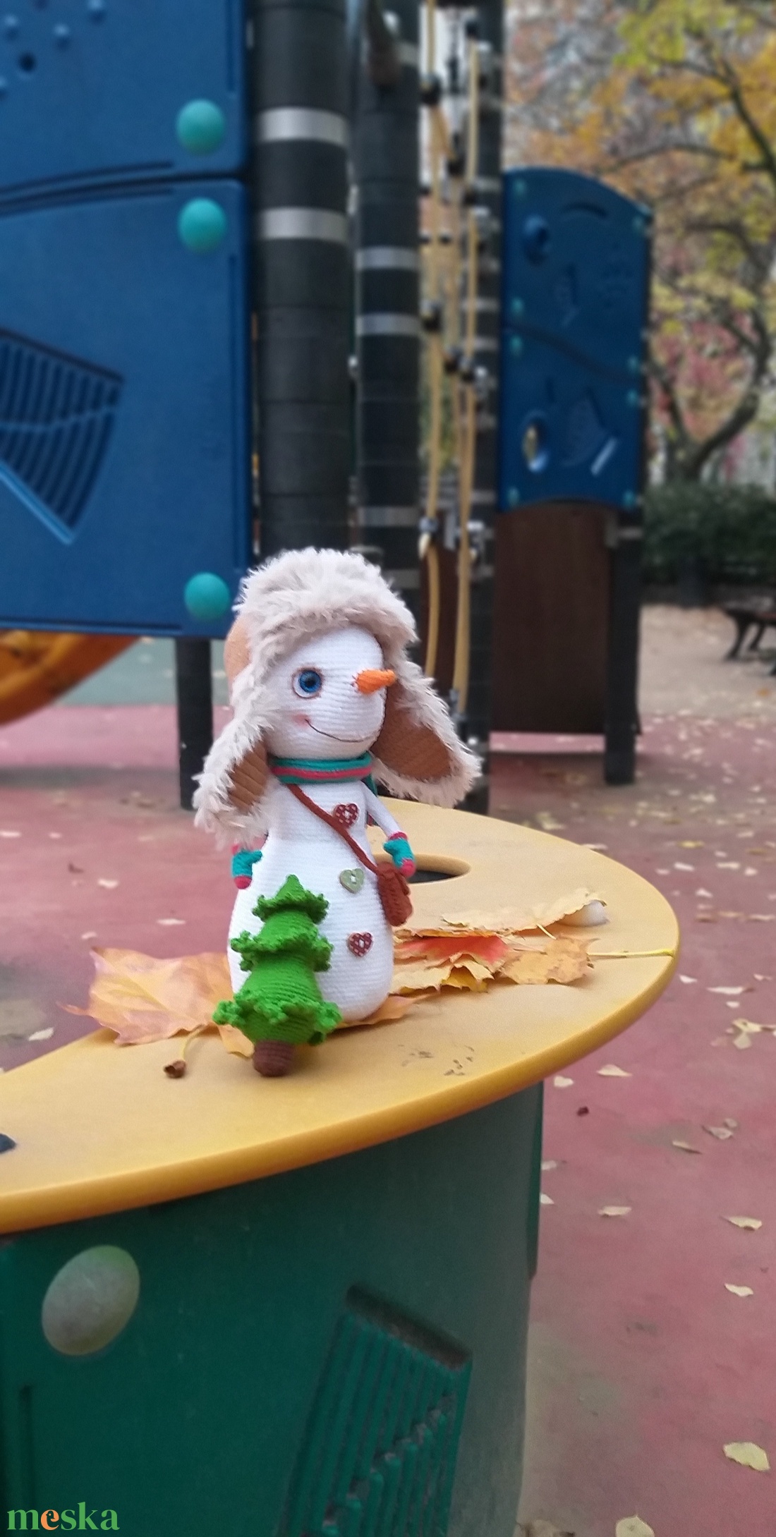 Postás hóember - játék & sport - plüssállat & játékfigura - más figura - Meska.hu