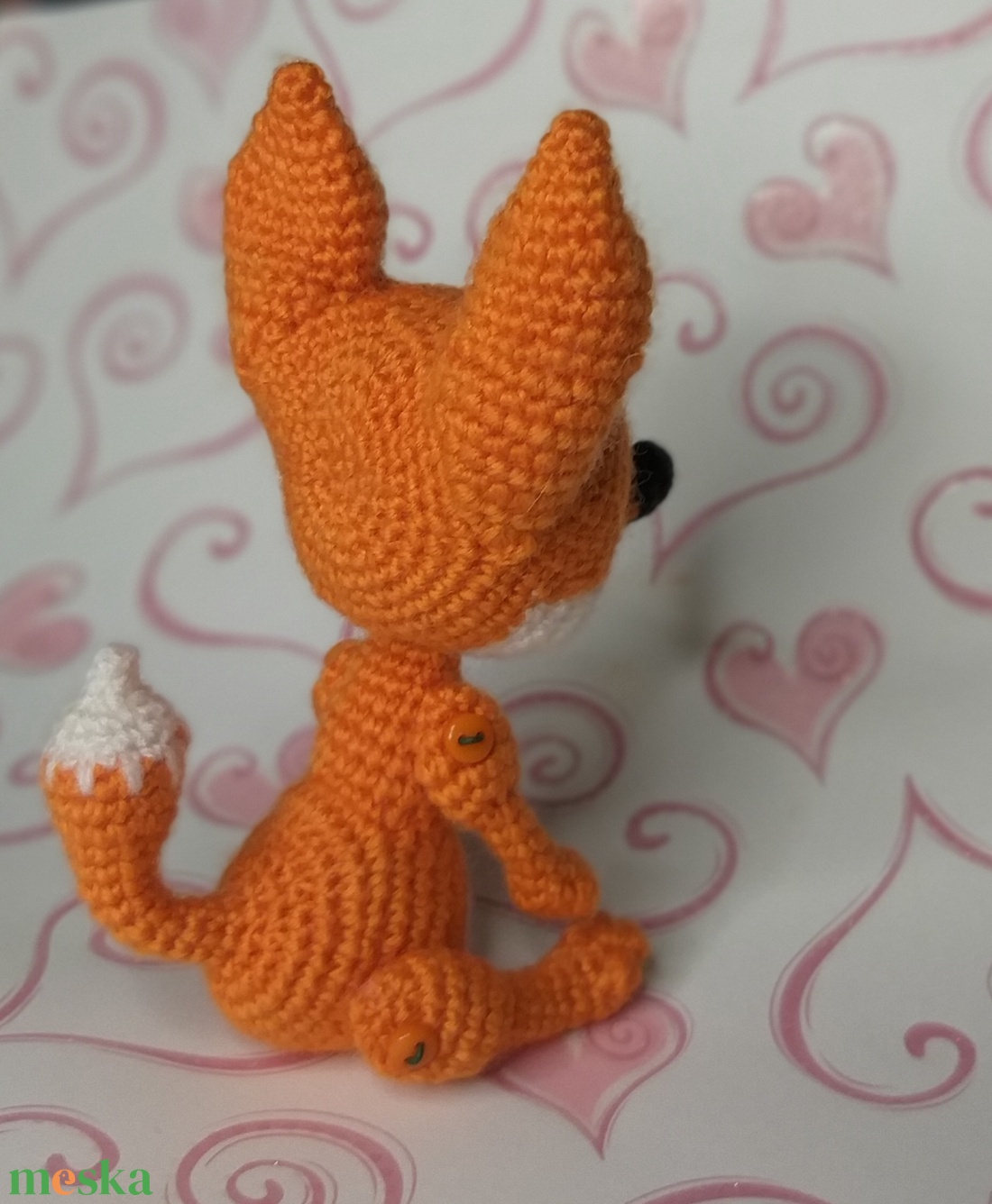 Nagyon kicsi róka. - játék & sport - plüssállat & játékfigura - róka - Meska.hu