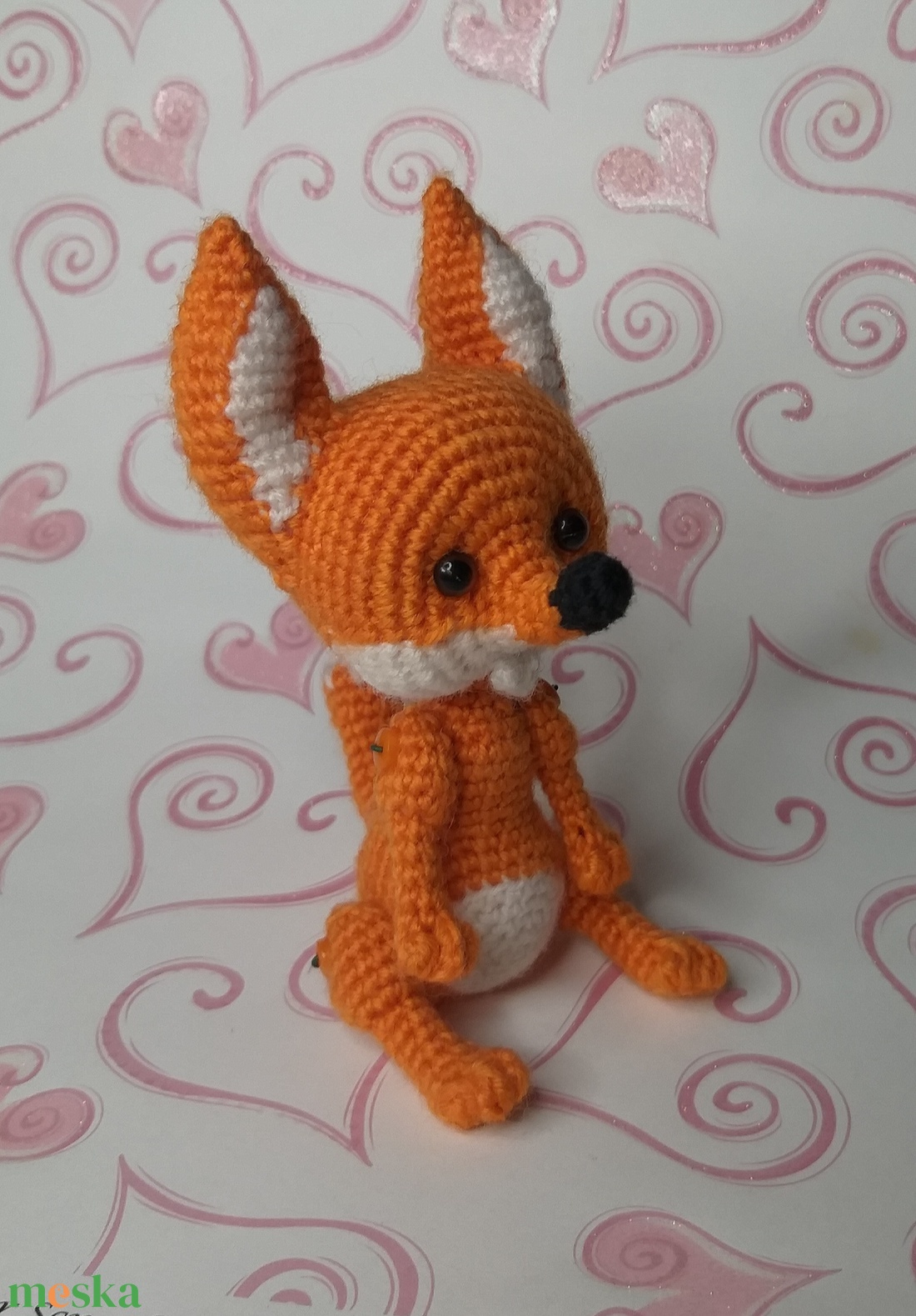 Nagyon kicsi róka. - játék & sport - plüssállat & játékfigura - róka - Meska.hu