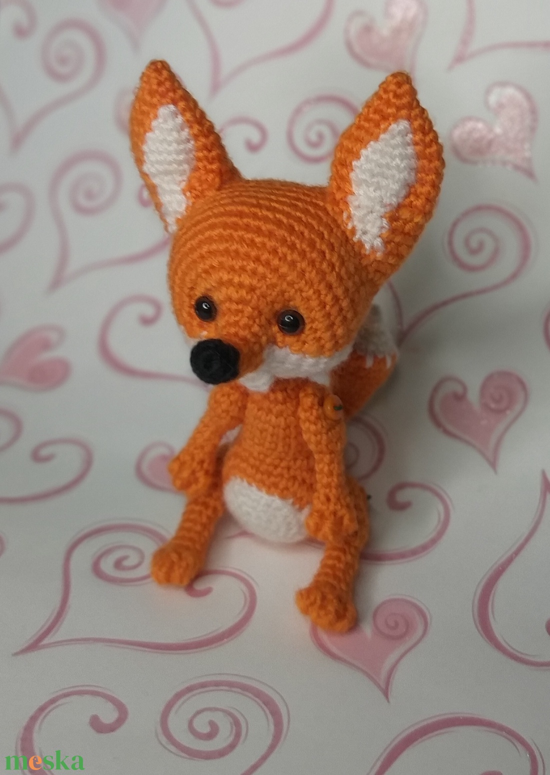 Nagyon kicsi róka. - játék & sport - plüssállat & játékfigura - róka - Meska.hu