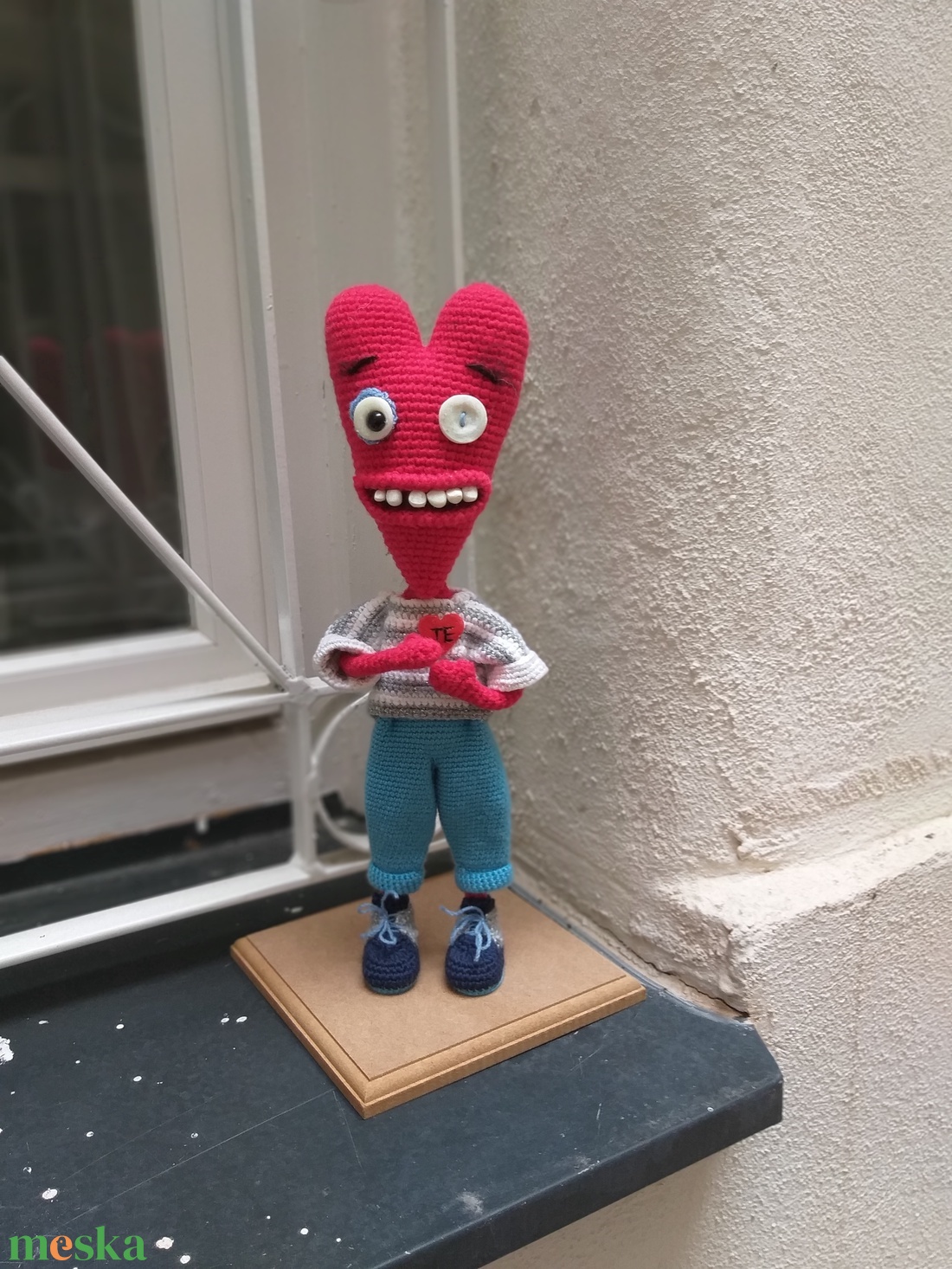 A szívemben vagy - játék & sport - plüssállat & játékfigura - más figura - Meska.hu