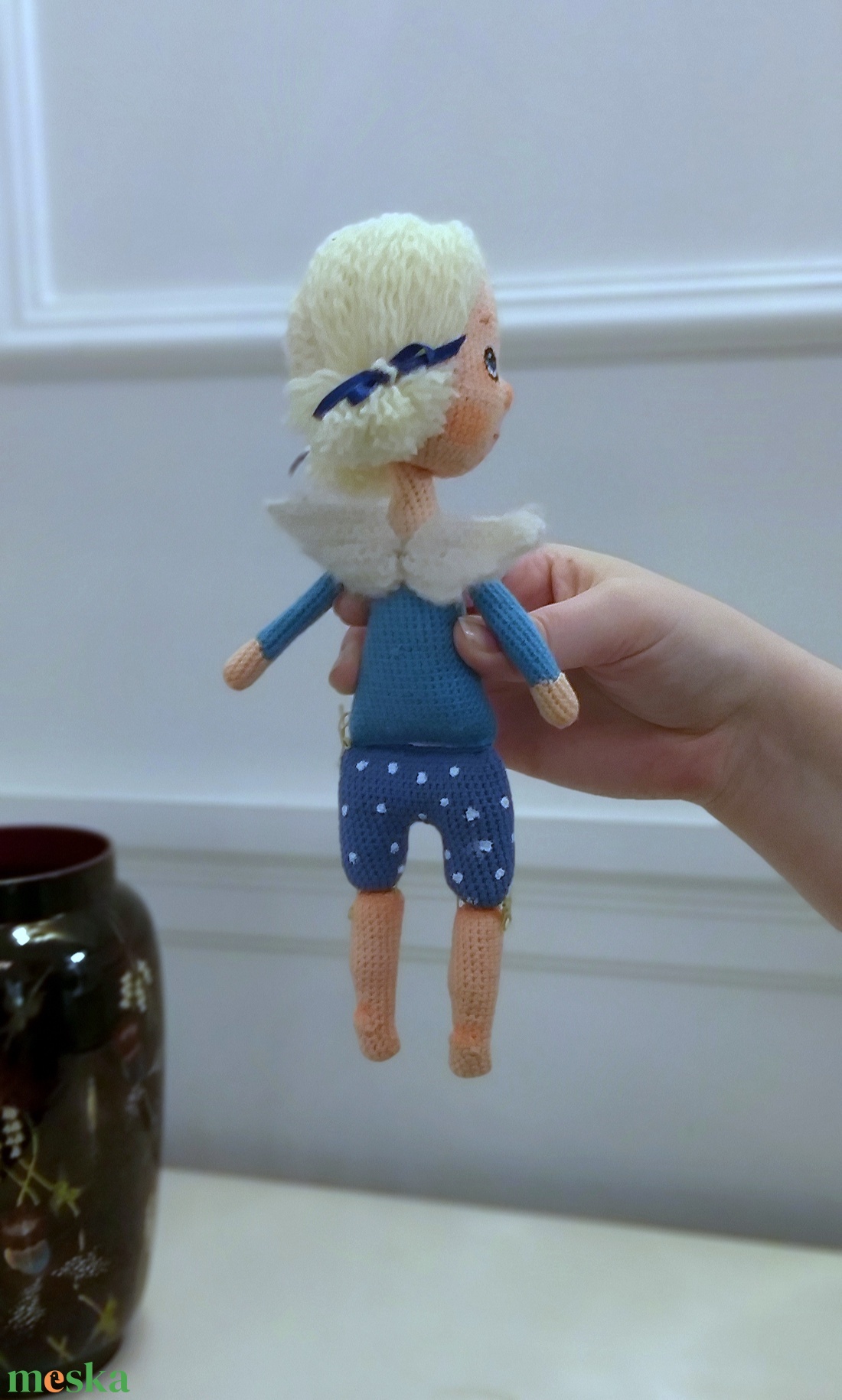 Húsvéti angyal - játék & sport - plüssállat & játékfigura - manó - Meska.hu