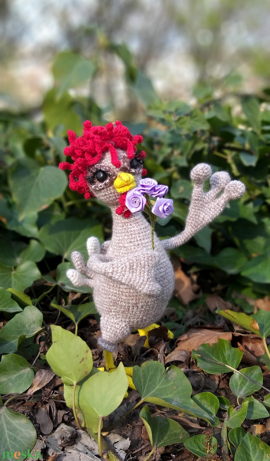 Vidám tyúk. - játék & sport - plüssállat & játékfigura - más figura - Meska.hu