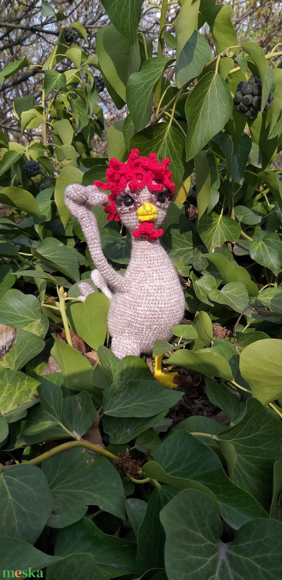 Vidám tyúk. - játék & sport - plüssállat & játékfigura - más figura - Meska.hu