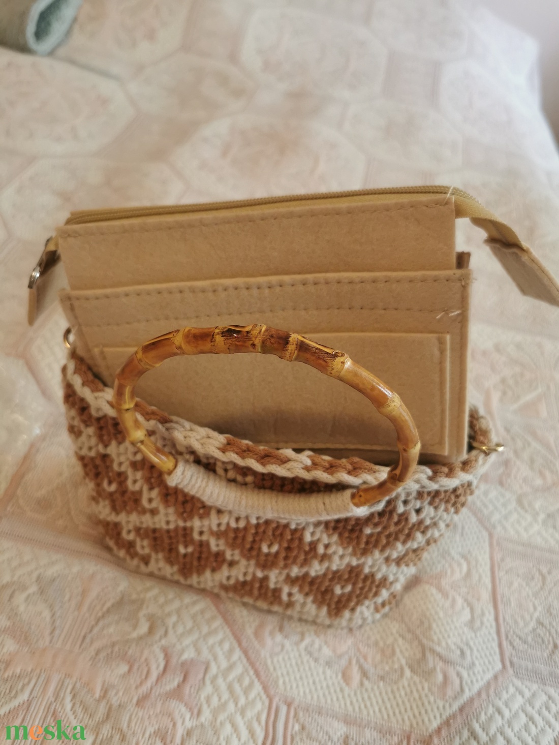 Horgolt kézi és válltáska - táska & tok - kézitáska & válltáska - válltáska - Meska.hu