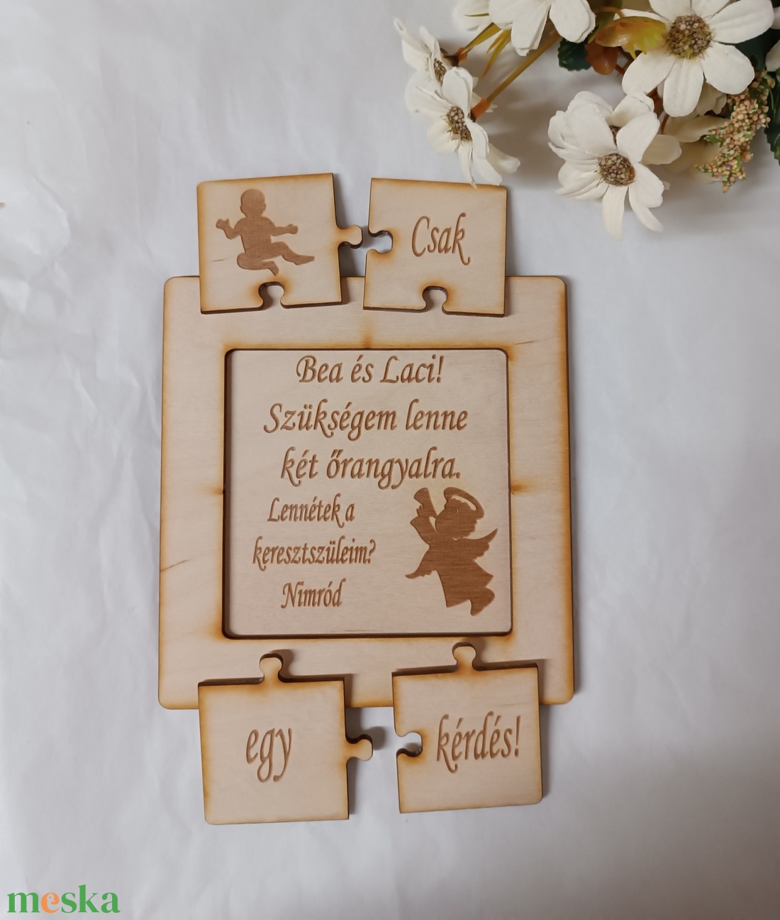 Keresztszülő felkérő puzzle - játék & sport - keresztelőajándékok - Meska.hu Keresztszülő felkérő puzzle - játék & sport - keresztelőajándékok - Meska.hu
