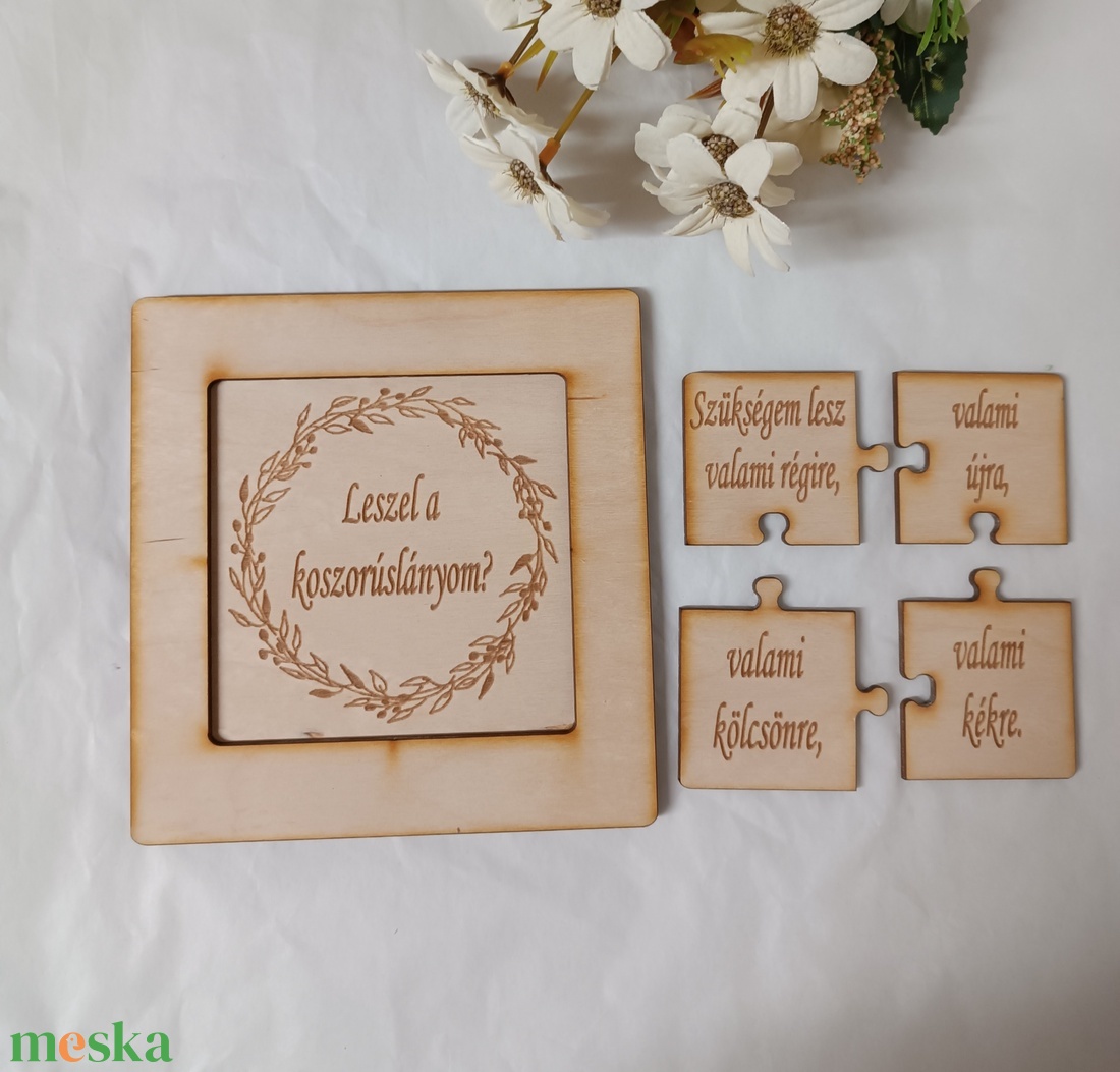 Koszorúslány felkérő puzzle Szükségem lesz - esküvő - meghívó & kártya - koszorúslány felkérő - Meska.hu Koszorúslány felkérő puzzle Szükségem lesz - esküvő - meghívó & kártya - koszorúslány felkérő - Meska.hu
