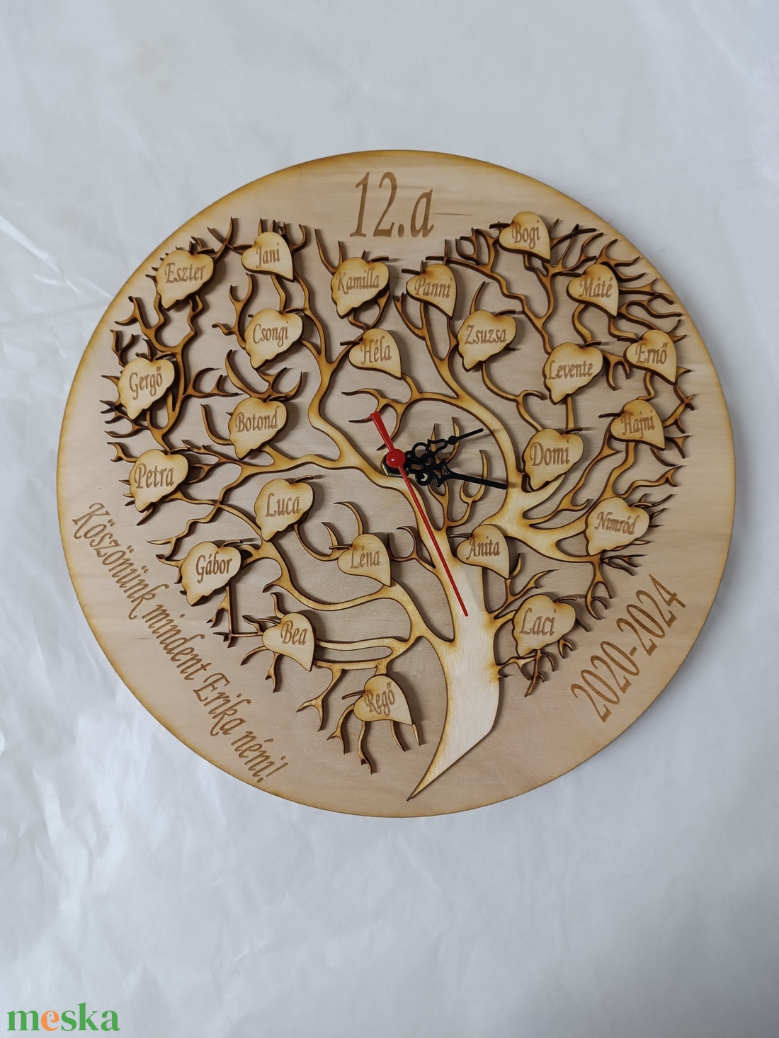 Ballagási szív alakú fa falióra Pedagógusoknak, Óvó néniknek, Dadusoknak natúr - otthon & életmód - dekoráció - fali és függő dekoráció - falióra & óra - Meska.hu Ballagási szív alakú fa falióra Pedagógusoknak, Óvó néniknek, Dadusoknak natúr - otthon & életmód - dekoráció - fali és függő dekoráció - falióra & óra - Meska.hu