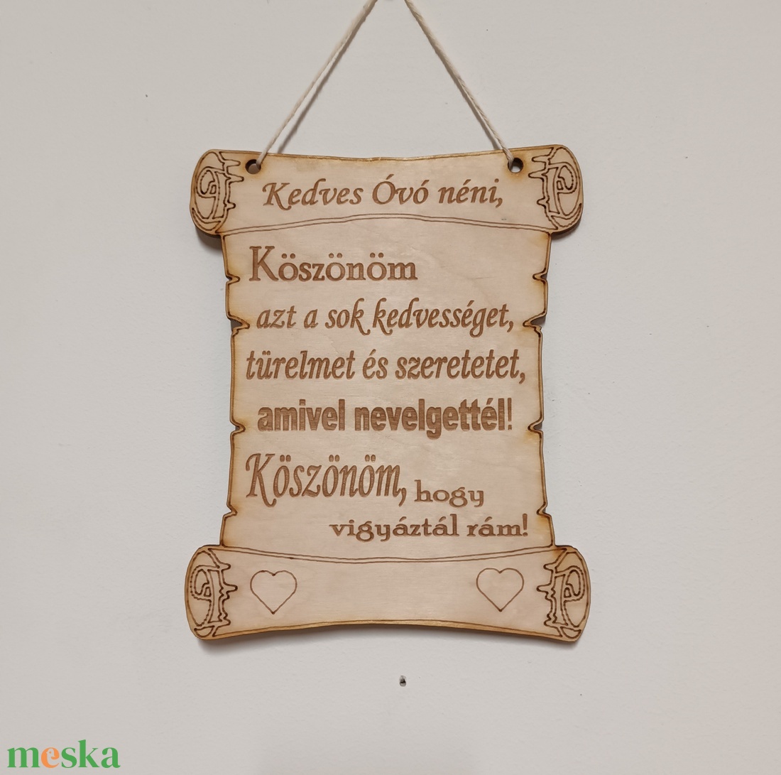 Óvó néni köszönő tábla - otthon & életmód - dekoráció - kép & falikép - táblakép - Meska.hu Óvó néni köszönő tábla - otthon & életmód - dekoráció - kép & falikép - táblakép - Meska.hu