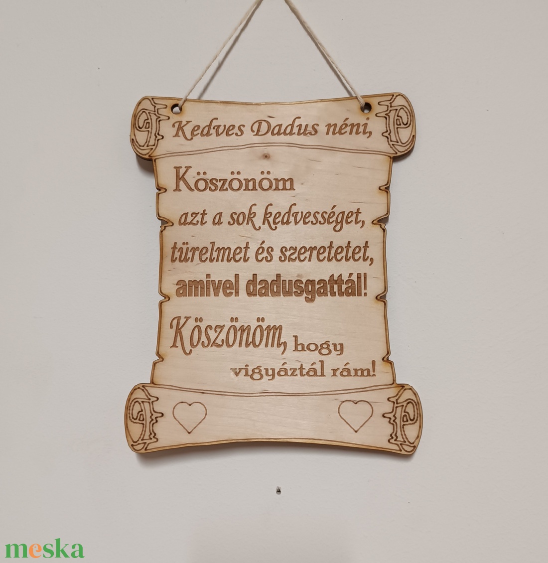 Dadus néni köszönő tábla - otthon & életmód - dekoráció - kép & falikép - táblakép - Meska.hu Dadus néni köszönő tábla - otthon & életmód - dekoráció - kép & falikép - táblakép - Meska.hu