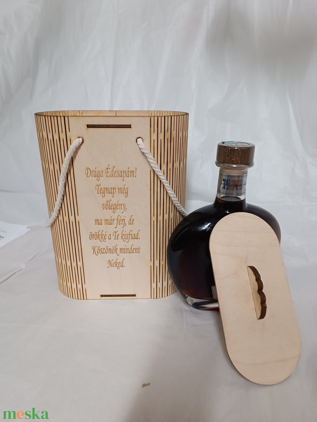 Szülőköszöntő unicum riserva  díszdoboz Édesapáknak, Nagypapáknak és testvérnek - esküvő - emlék & ajándék - szülőköszöntő ajándék - Meska.hu