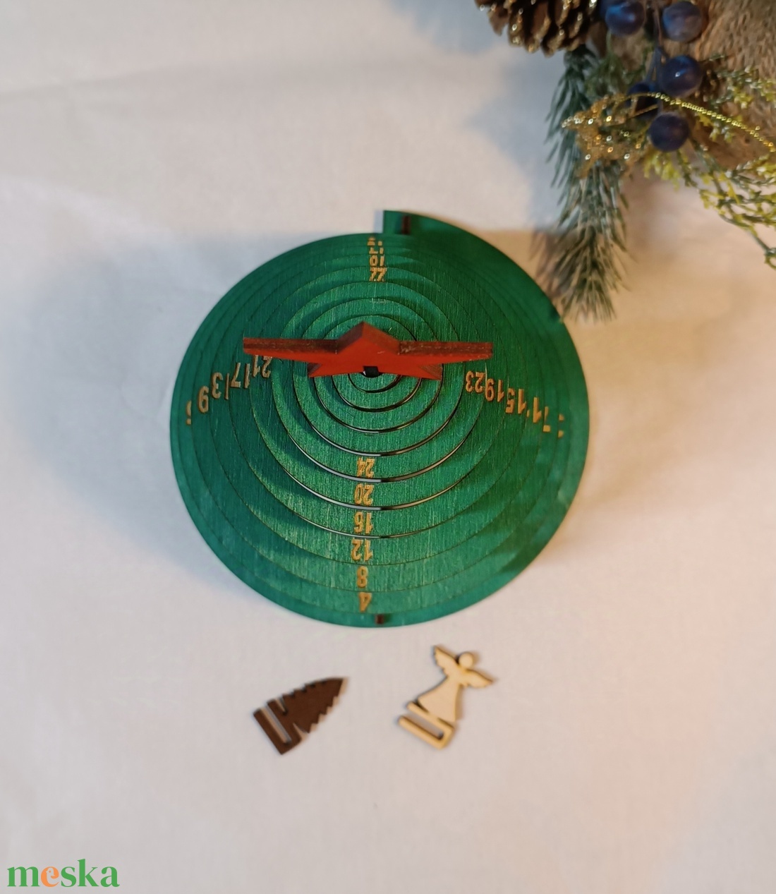 Spirál fenyő adventi lépegető - karácsony - adventi díszek - adventi naptár - Meska.hu Spirál fenyő adventi lépegető - karácsony - adventi díszek - adventi naptár - Meska.hu