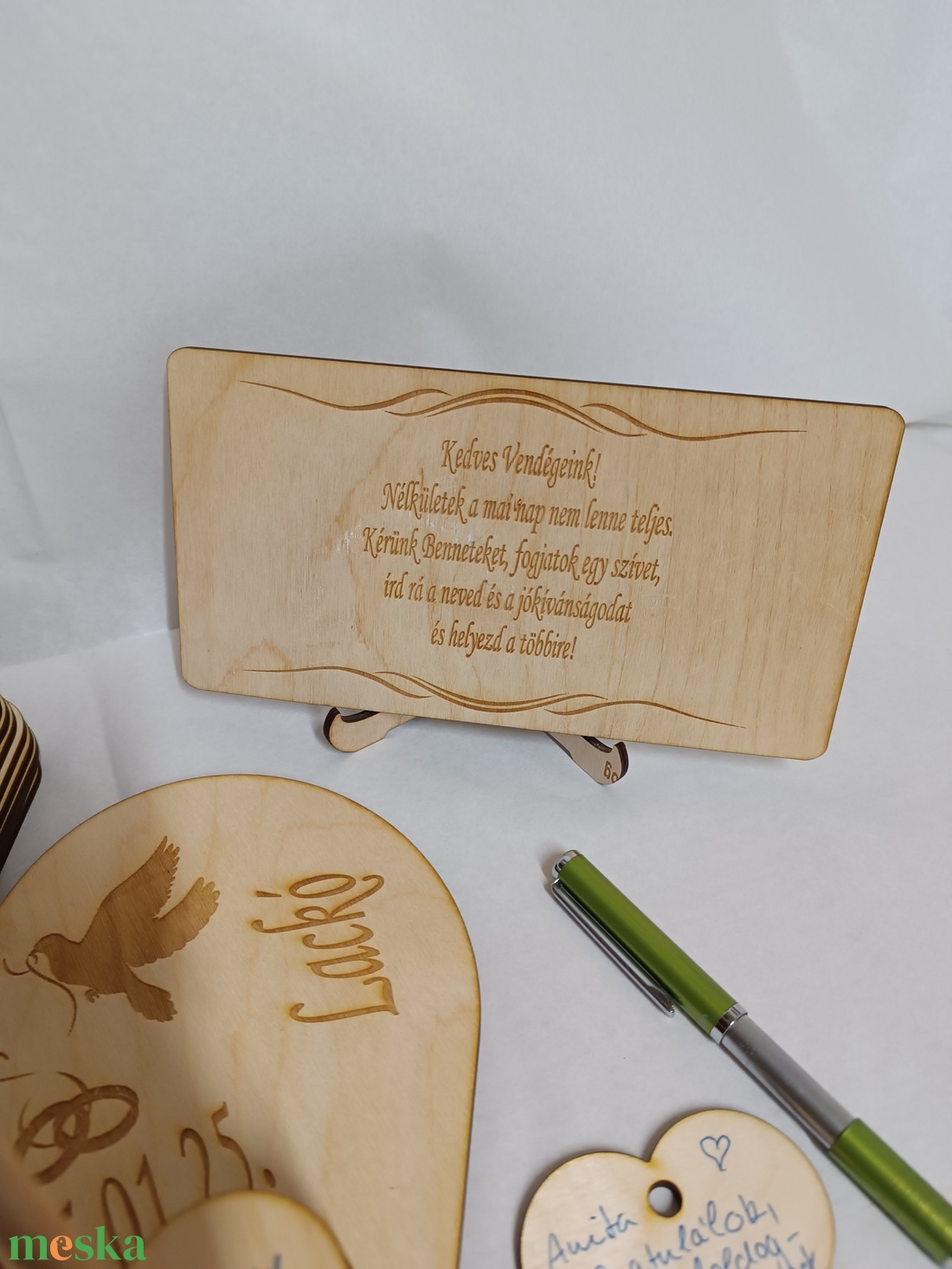 Szív vendégkönyv - esküvő - emlék & ajándék - vendégkönyv - Meska.hu Szív vendégkönyv - esküvő - emlék & ajándék - vendégkönyv - Meska.hu
