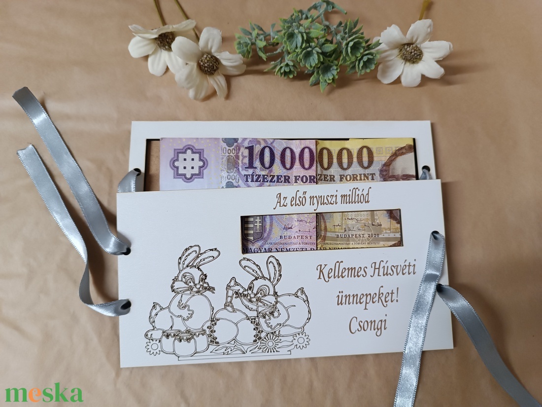 Pénzátadó lap húsvéti fehér - otthon & életmód - papír, írószer - ajándékozás kellékei - pénzátadó doboz - Meska.hu Pénzátadó lap húsvéti fehér - otthon & életmód - papír, írószer - ajándékozás kellékei - pénzátadó doboz - Meska.hu