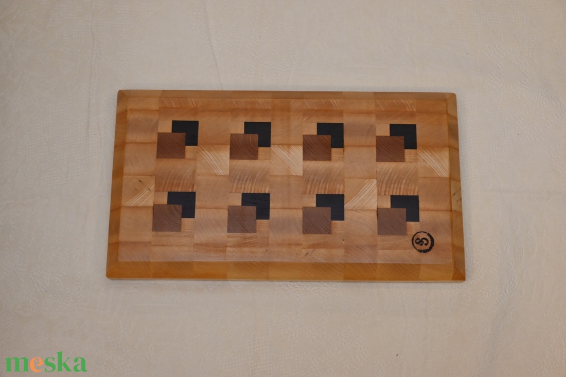 Vágódeszka 3D árnyékos motívummal - otthon & életmód - konyhafelszerelés, tálalás - sütés, főzés - vágódeszka - Meska.hu