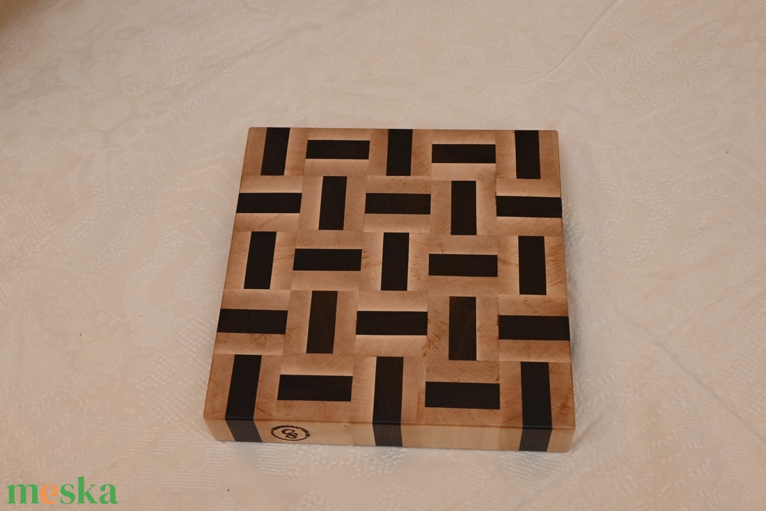 Vágódeszka 3-csíkos 5x5 motívummal - otthon & életmód - konyhafelszerelés, tálalás - sütés, főzés - vágódeszka - Meska.hu