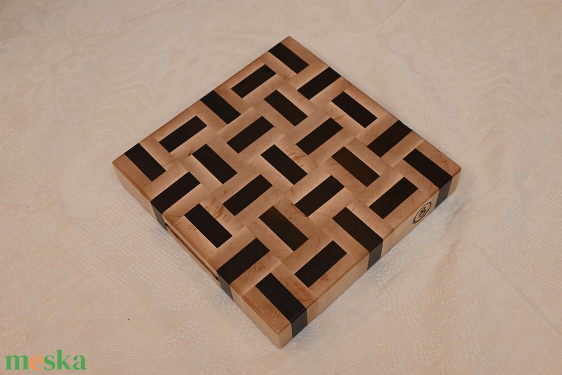 Vágódeszka 3-csíkos 5x5 motívummal - otthon & életmód - konyhafelszerelés, tálalás - sütés, főzés - vágódeszka - Meska.hu