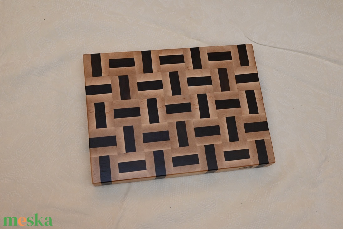 Vágódeszka 3-csíkos 7x5 motívummal - otthon & életmód - konyhafelszerelés, tálalás - sütés, főzés - vágódeszka - Meska.hu