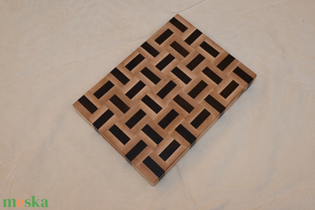 Vágódeszka 3-csíkos 7x5 motívummal - otthon & életmód - konyhafelszerelés, tálalás - sütés, főzés - vágódeszka - Meska.hu