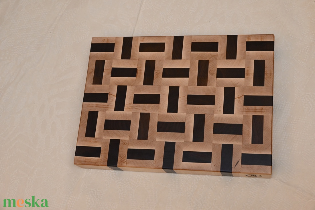 Vágódeszka 3-csíkos 7x5 motívummal (2) - otthon & életmód - konyhafelszerelés, tálalás - sütés, főzés - vágódeszka - Meska.hu