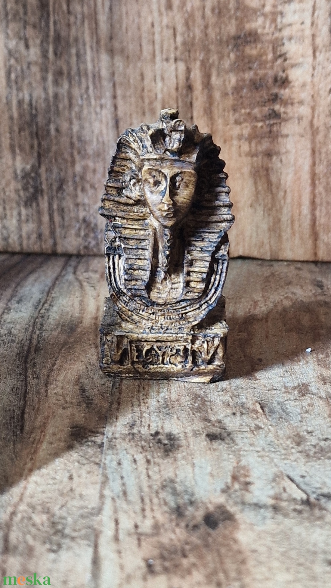 Mini Egyiptomi Fáraó Szobrocska - otthon & életmód - dekoráció - dísztárgy - Meska.hu