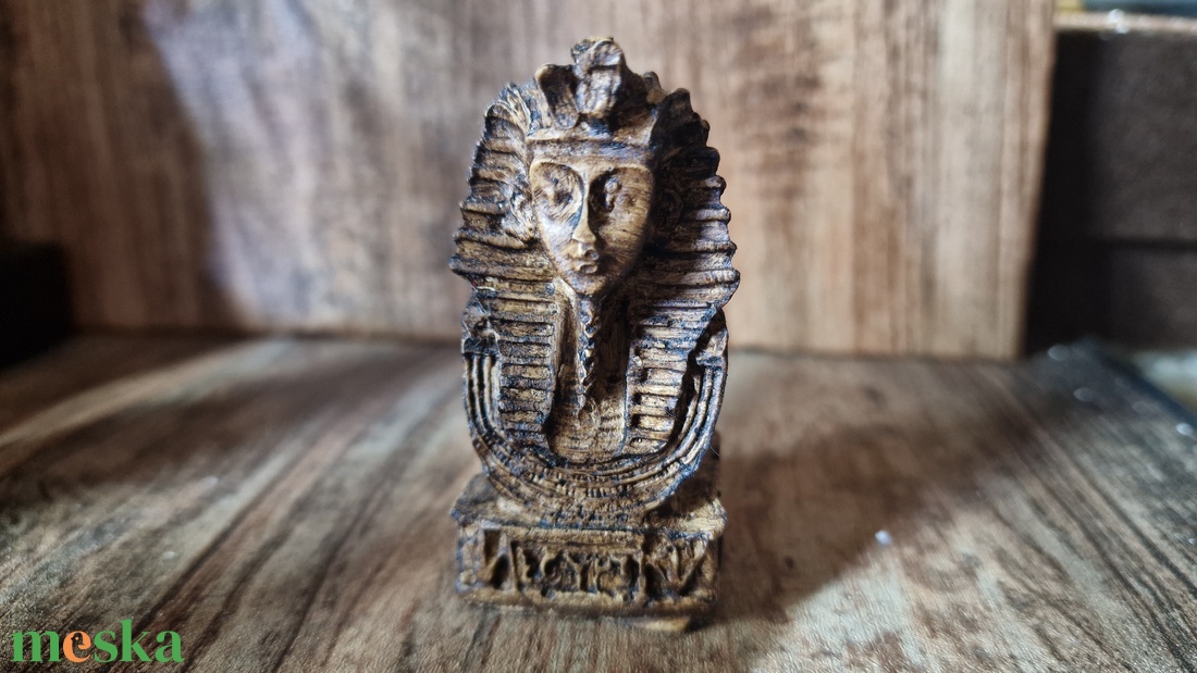 Mini Egyiptomi Fáraó Szobrocska - otthon & életmód - dekoráció - dísztárgy - Meska.hu