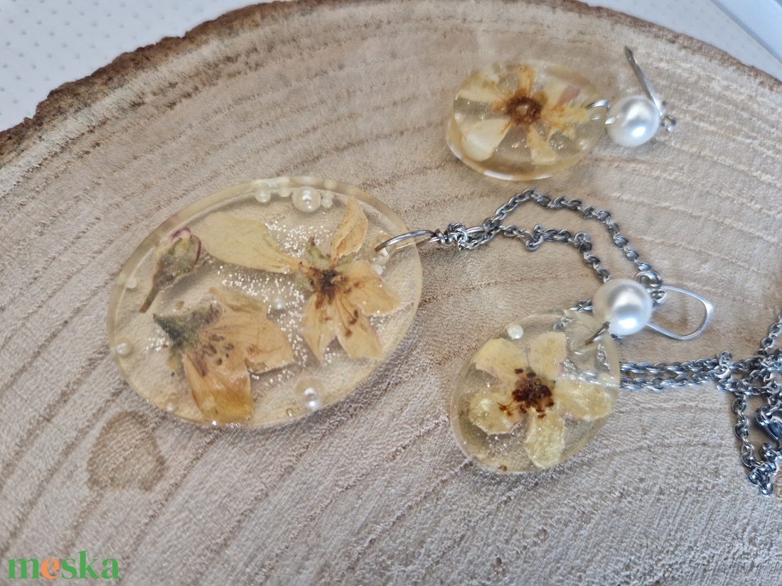 Epoxy szett - Cintia - ékszer - ékszerszett - Meska.hu