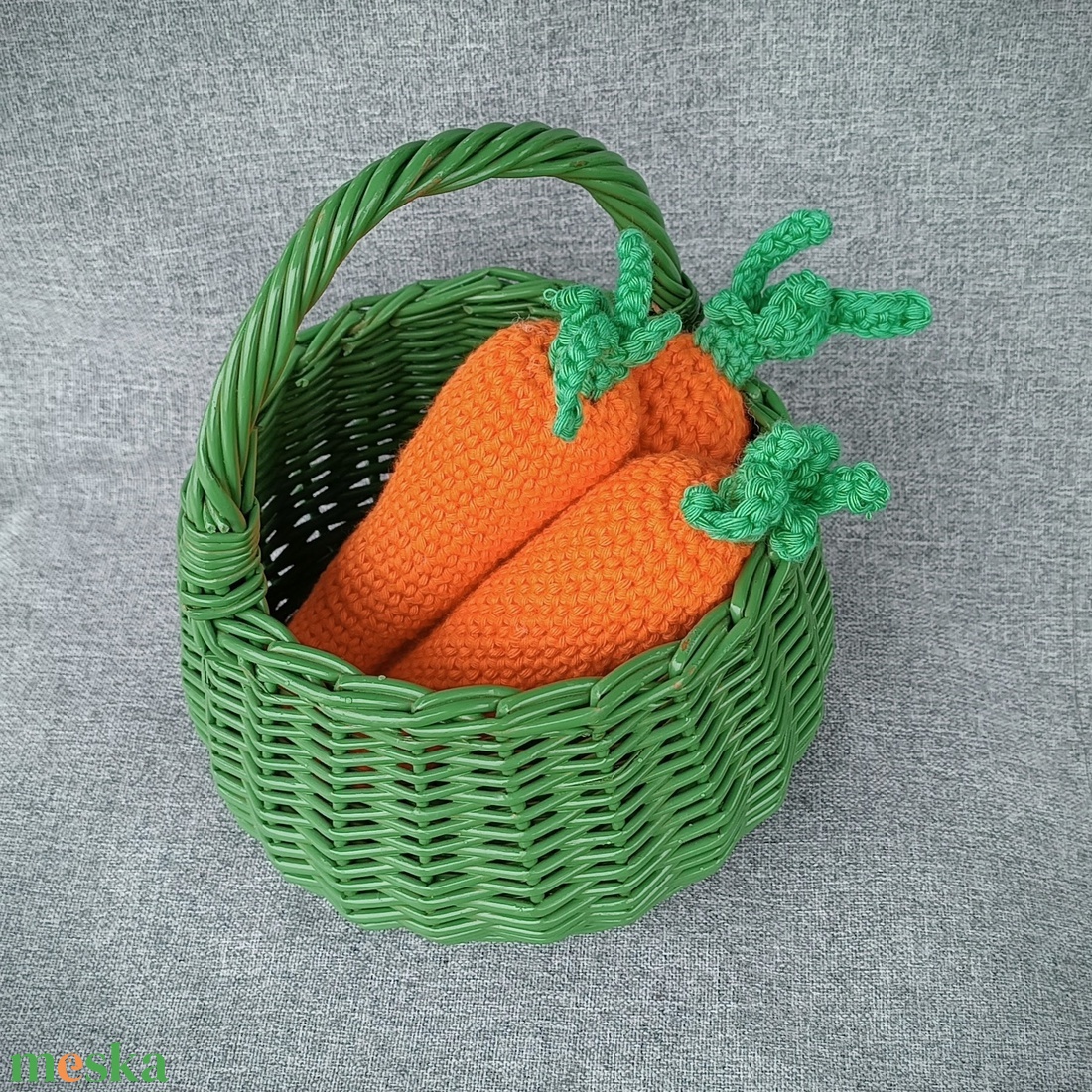 Sárgarépa csörgő - baba - mama - baba játékok - csörgő - Meska.hu