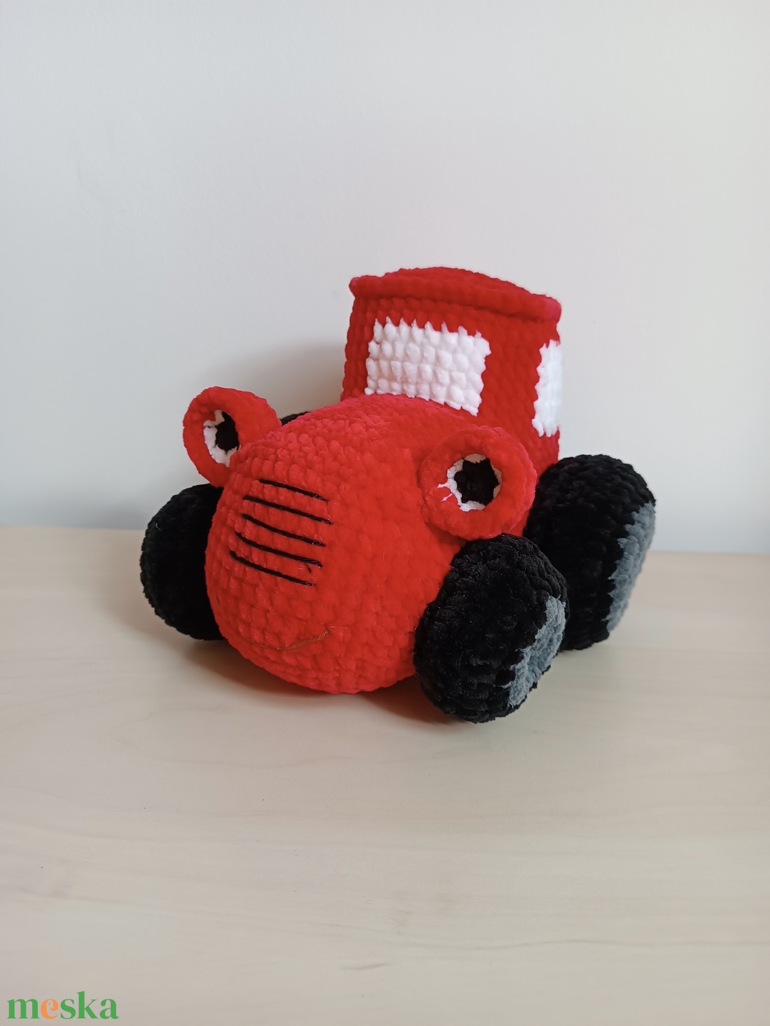 Horgolt Traktor  - játék & sport - plüssállat & játékfigura - plüss autó & motor - Meska.hu