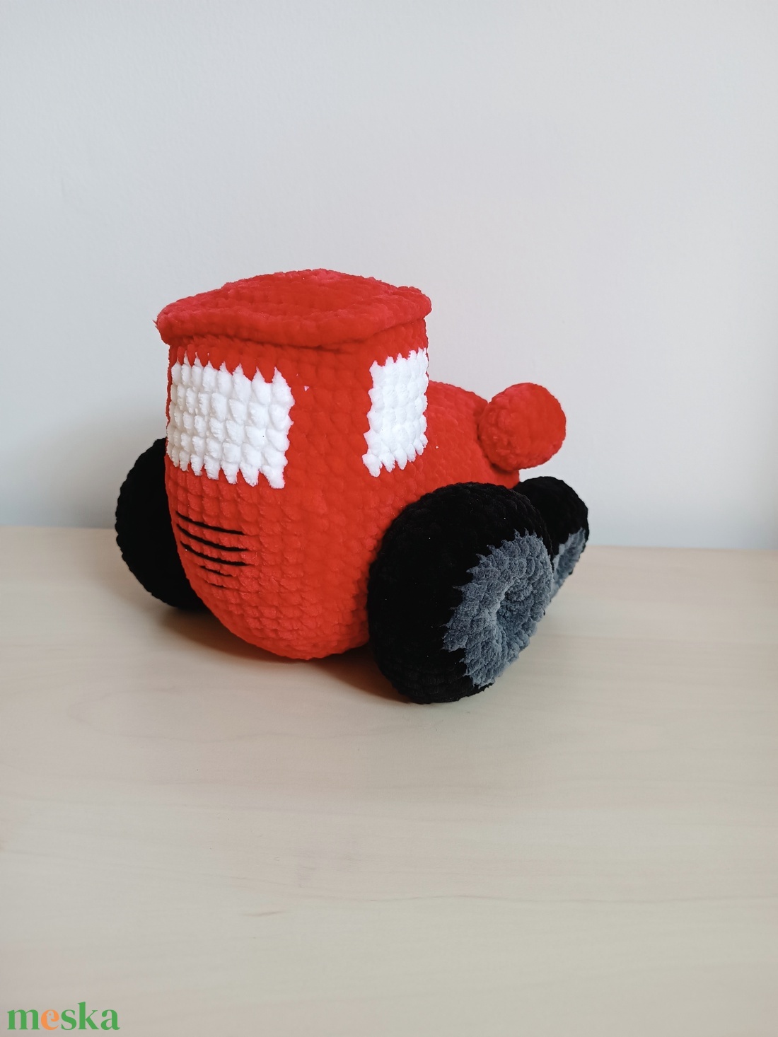 Horgolt Traktor  - játék & sport - plüssállat & játékfigura - plüss autó & motor - Meska.hu