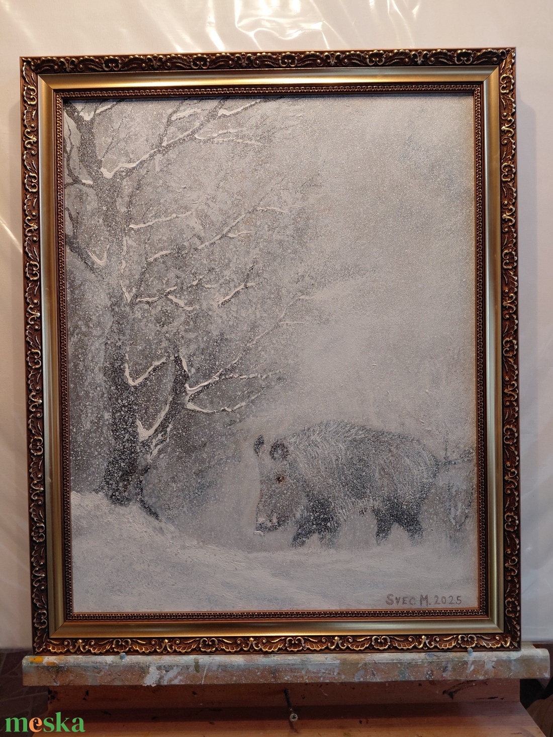 Erdei remete 40x50cm - művészet - festmény - olajfestmény - Meska.hu