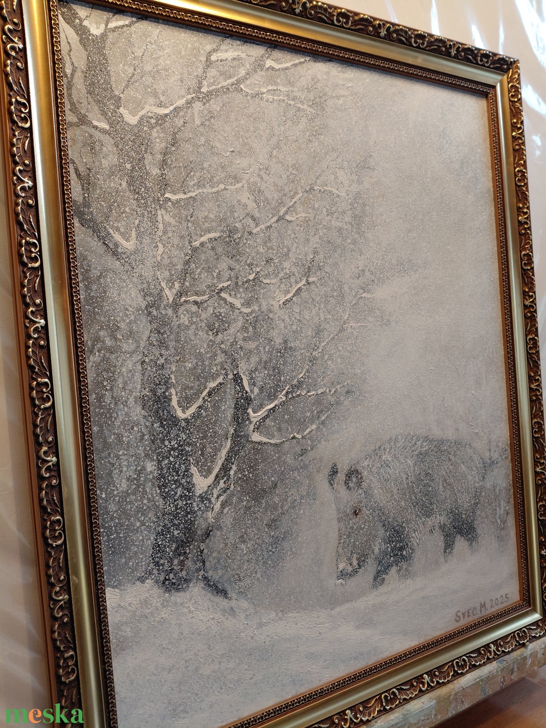 Erdei remete 40x50cm - művészet - festmény - olajfestmény - Meska.hu