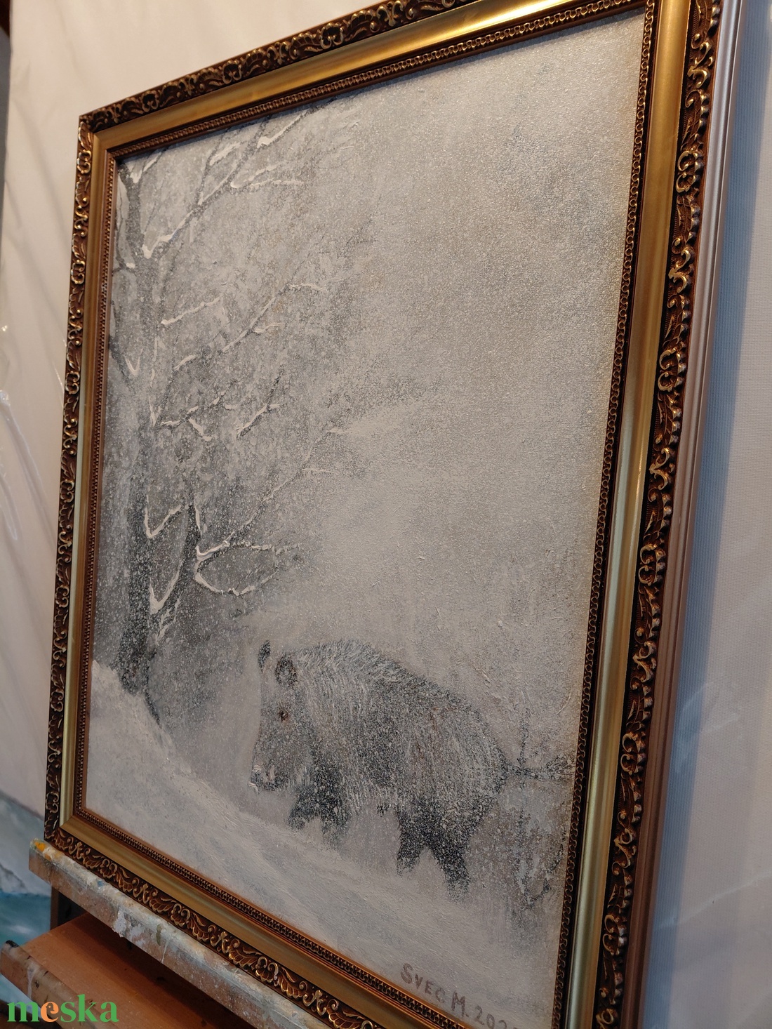 Erdei remete 40x50cm - művészet - festmény - olajfestmény - Meska.hu