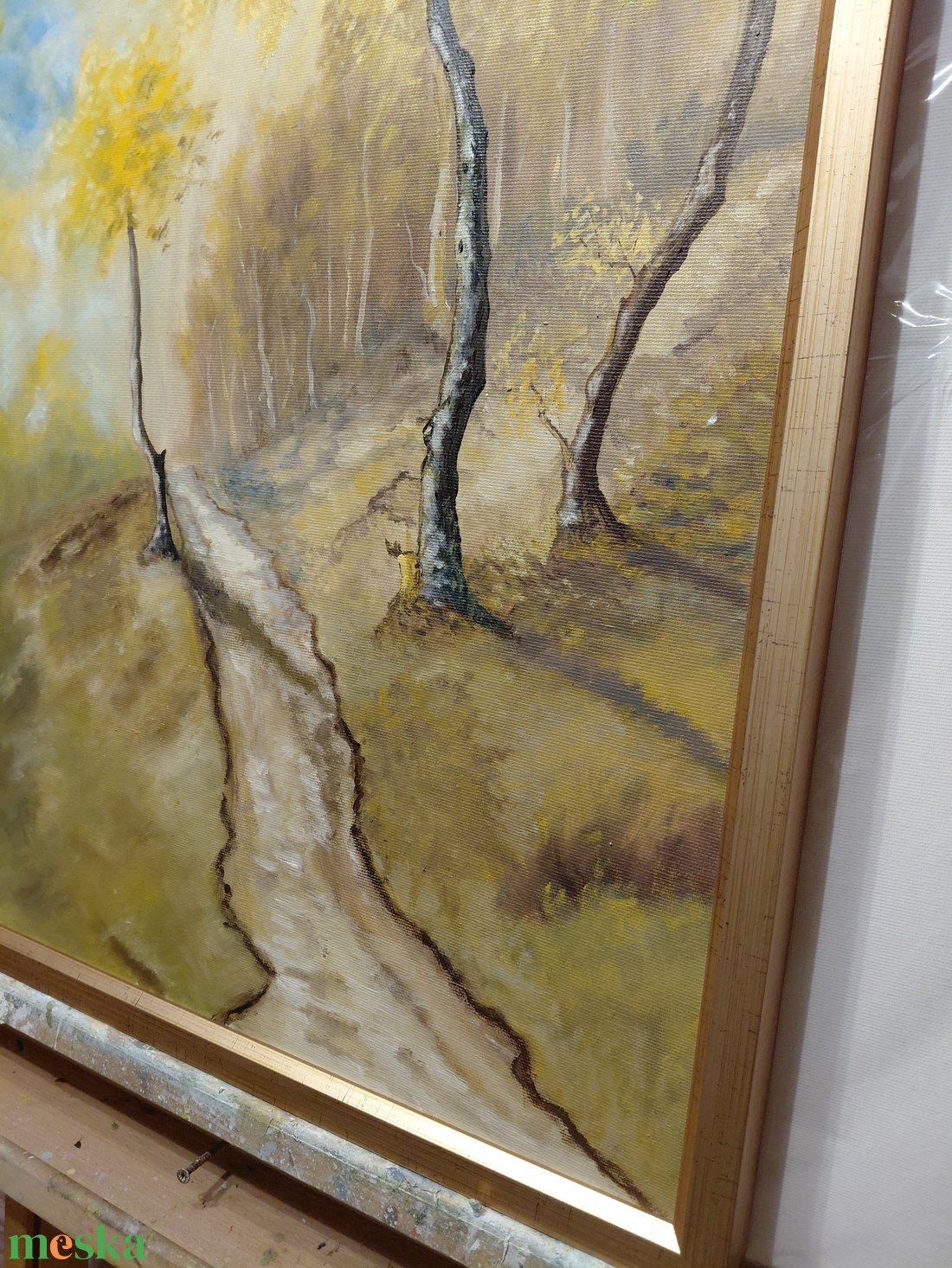 Az erdő peremén 50x65cm - művészet - festmény - olajfestmény - Meska.hu