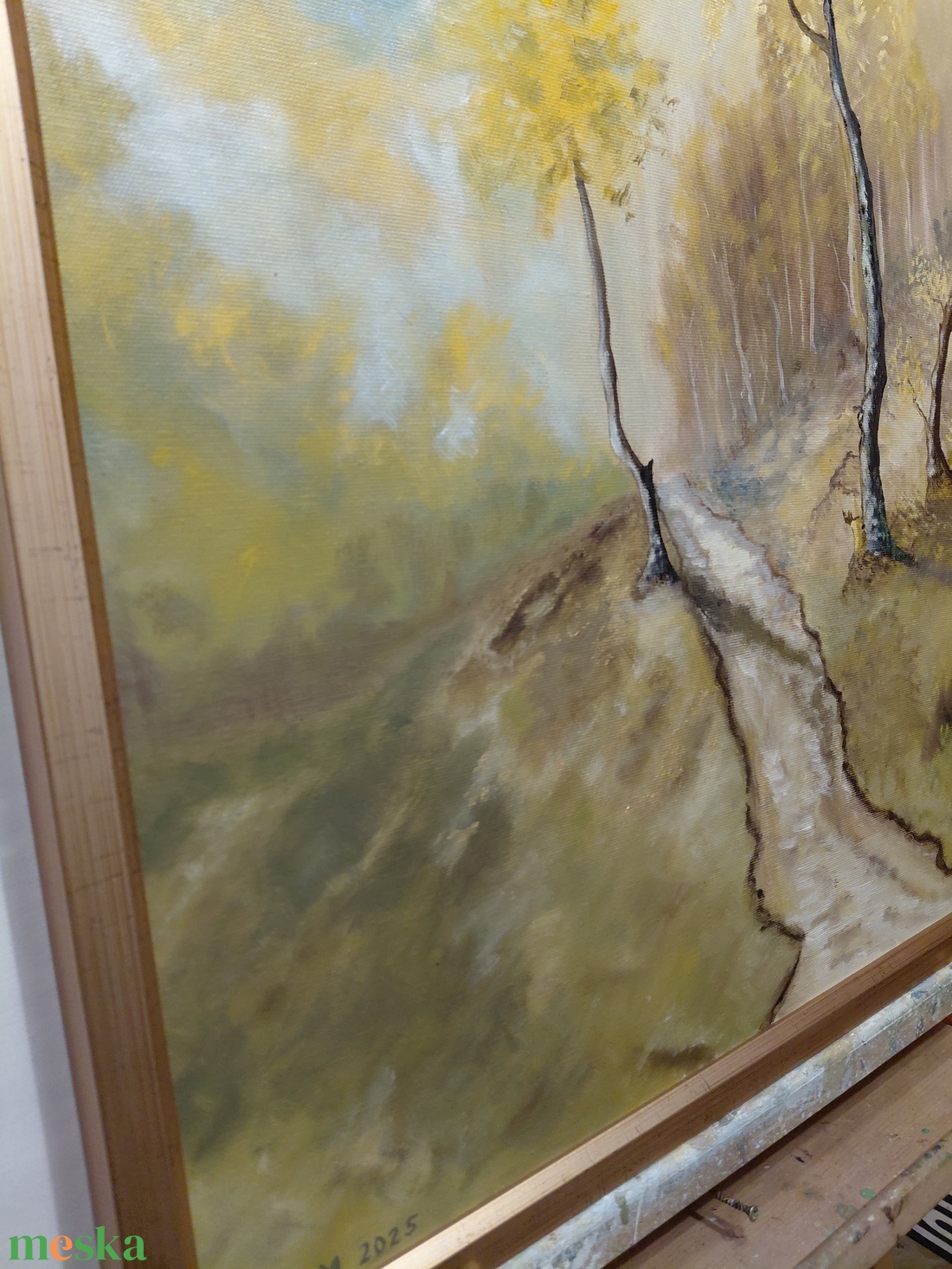 Az erdő peremén 50x65cm - művészet - festmény - olajfestmény - Meska.hu
