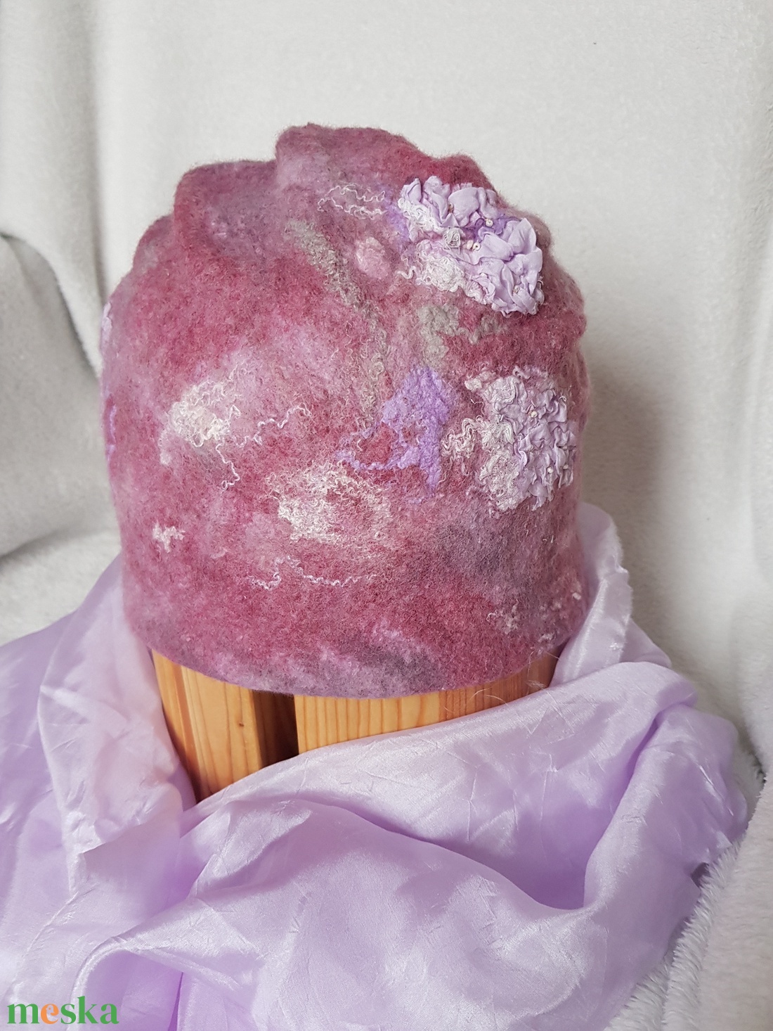 Nemez sapka - ruha & divat - sál, sapka, kendő - fejpánt - Meska.hu