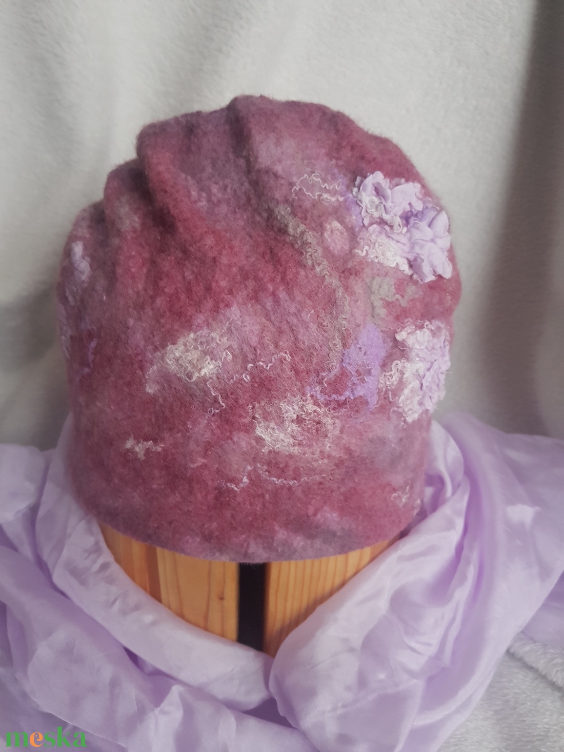 Nemez sapka - ruha & divat - sál, sapka, kendő - fejpánt - Meska.hu