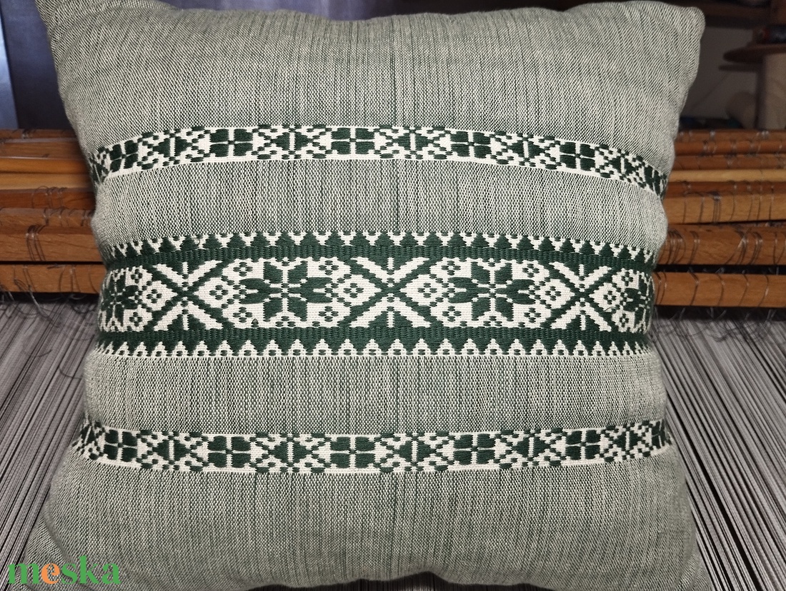 Szőtt díszpárna  - otthon & életmód - lakástextil - párna & párnahuzat - díszpárna (belsővel együtt) - Meska.hu